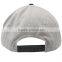 High quality flat brim 100% cotton plastic buckle gray colour custom embossed waterproof snapback