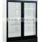 2016 New Double-door Beverage Display Fridges With Glass Door Refrigeration Showcase
