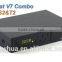 HD dvb-s2 t2 combo solution ali 3606 chipset 4k satellite receiver no dish Freesat V7 combo set top box