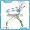 Easy Use 4 Wheel European Style Supermarket Foldable Wanzl Shopping Trolley