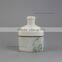 BSCI SEDEX Audit Wholesale Hand-made Flower Ceramic Reed Diffuser Bottles With Rattan Sticks