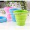 BPA Free Collapsible Portable Travel Camping Cup Outdoor Silicone Cup