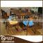 Classical European Style Dining Wooden Table Set