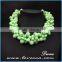 New product round beads green gemstone necklace wholesale