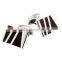 Square enamel cufflinks luxury unique jewelry findings