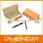 Best Sell factory custom made beige leather gift boxes for pens (ZDS-F346)