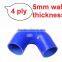 135 degree elbow blue 1-1/8'' 28 mm silicone hose