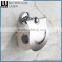 Sleek Bathroom Designs Zinc Alloy Chrome Finishing Bathroom Sanitary Items Wall Mounted Toilet Paper Holder