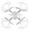Four axis channel rechargeable RC aircraft with color full LED