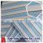 92% polyester 8% spandex yarn dyed stripe pique fabric with permanent wicking yarn for garment
