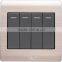 Professional OEM/ODM Factory Supply change over 4 gang 1 way switch