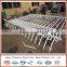 Powder painting pipe assembled wrought iron fence/metal garden fence