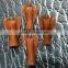 Orange Aventurine Angels : Agate Healing Angels : Gemstone 2 Inch Angles