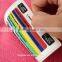 Colorful childhood rubebr badge,sewn on PVC rubber label for children clothes