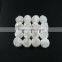 10mm rainbow white plated druzy quartz irregular surface round stone cabochon for DIY earrings,rings supplies 4110092