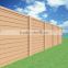 Plastic wooden composite exterior garden park decorative garden fencing