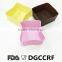 Food Grade Square Shaped Silicone Cupcake Mold