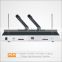 Factory High Quality Professional High Sensitivity Wireless Microphone Series LHY-520 Two Channel with Four Microphone