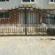 wholesale and low price galvanized black powder painted panel used aluminum steel fences