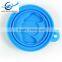 Eco-friendly Food Grade Folding Colorful Silicone Pet Dog Bowl For Travel