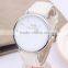 promotional gift genuine leather band thin plate classic quartz watch for business men