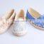 Espadrilles with lace