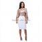 Bonvatt Sexy two color sequins small shawl shirt nightclubs for women