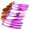 New Hot Sale10pcs Makeup Brushes Set Eyeshadow Foundation Blush Cosmetic Brush Rose Red Fashionable Oval Makeup Brush Tools