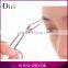 Double Stainless Steel Eyebrow Tweezers Slanted Tip Hair Removel