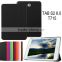 Quality Karst Texture Leather for Galaxy Tab S2 8.0' T710 T715 Leather Case foldable smart case Business Protective case PC+ PU