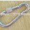 Galvanized carabiner for lifting