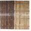 WY-166 Natural eco-friendly inside wired black bamboo fence for garden plant