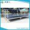 Black stage railing aluminum handrail concert portable stage install
