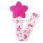 2017 Latest Design Fashion Colorful Baby Silicone Flower Pacifier Chain
