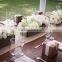 Beautiful wooden wedding centerpiece