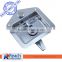 Flush Mount Polished Stainless Steel Key-Locking Recessed Folding T-Handle Latch Lock