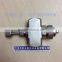 Flat spray pneumatic atomizing nozzle