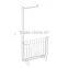 Bathroom Metal Toilet Paper Holder And Newspaper or Magazine Rack
