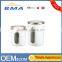 Multi-purpose White Stainless Steel Kitchen Storage Jar Set