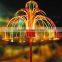 Artificial high quality lighted garden party street Christmas led firework tree