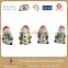 7cm Resin Christmas Product Decoration Chinese Supplies Sale Small Gift Item Snowman Figurines