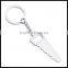 Personalized factory price alloy house shape keychains bottle opener factory