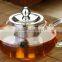 Borosilicate Lampworking Pyrex Glass Tea Pot600ml,800ml,1000ml