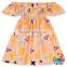 Toddler Girls Boutique Off Shoulder One Piece Dress Floral Remake Kids Pearl Dress