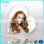 KM-CP76 Heart-shaped magnetic freestanding acrylic photocard frame for gifts