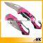 Wood Handle Stainless Steel Suvival Folding Pocket Tool