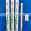 Cheap and high quality customized natual disposible paper cover wholesale bamboo chopsticks