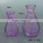 hot selling wholesale 50ml 100ml empty pink decorative glass bottle reed diffuser stopper cosmetic packaging free sample