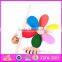 2016 top sale funny wooden baby windmill toy W01A090