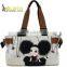 beautiful printed handbag for girl with canvas